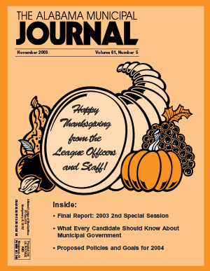 November 2003 Journal